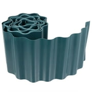 NUOLUX Garden Border Edging 4” x 40’ Corrugated Green Plastic Garden Border Edging